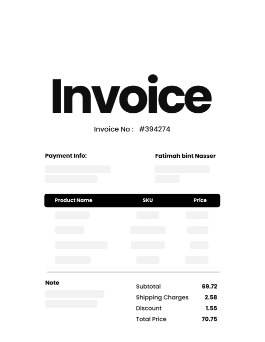 invoice